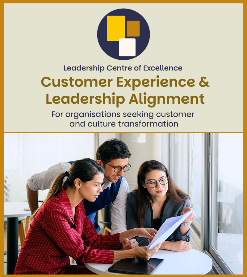 Customer Experience and Leadership Alignment - Leadership Centre of Excellence