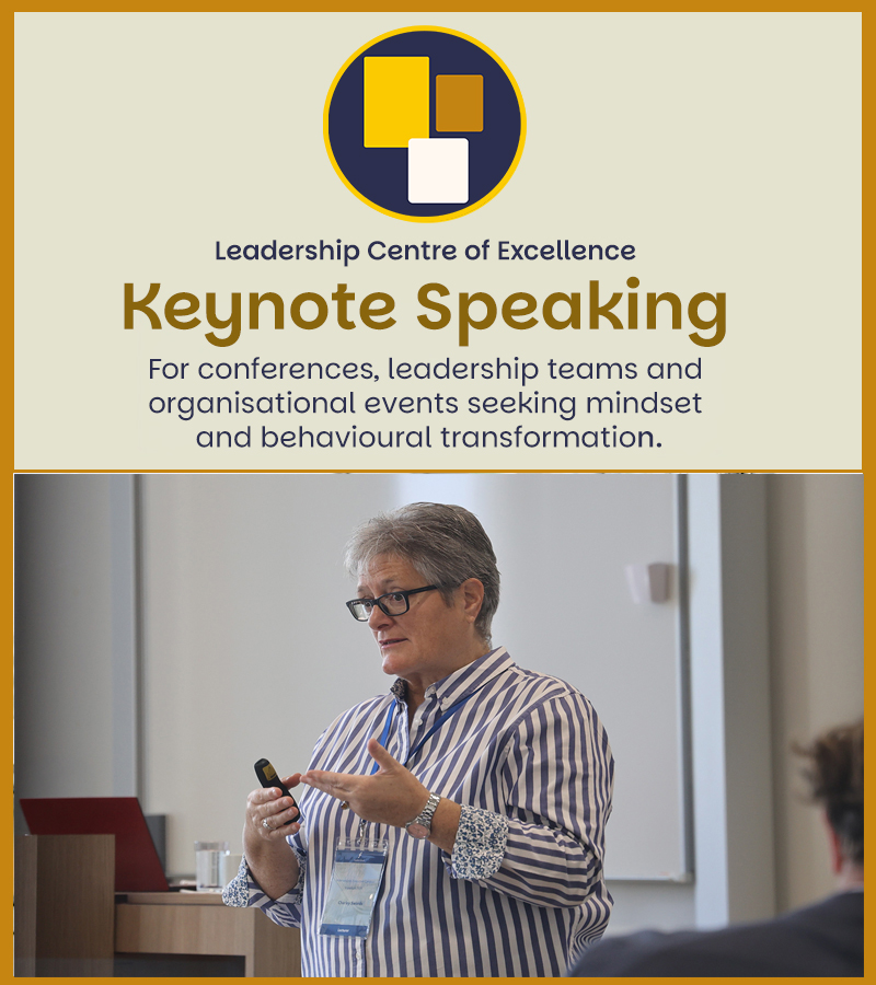 Keynote Speaking - Leadership Centre of Excellence